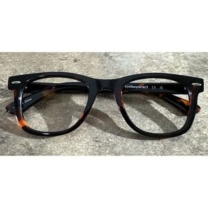 Eyebuydirect BLIZZARD C2 Eyeglasses Frame Black Brown Full Rim 49-22-140-40 G24